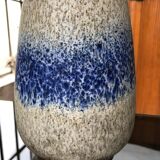 Vase Scheurich bleu moucheté