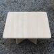 Set of 3 travertine trundle coffee tables from the 70s