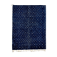 Modern Moroccan carpet dark blue