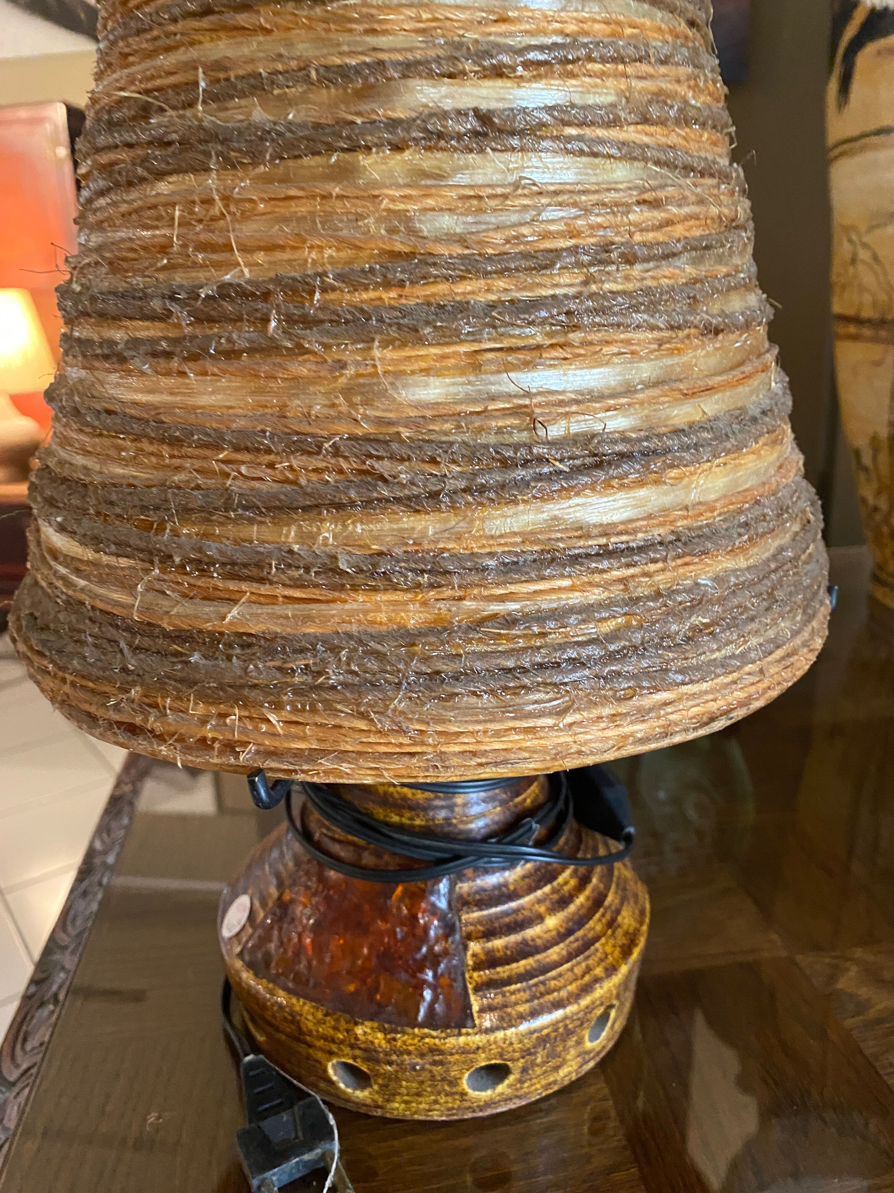 Ceramic lamp and Accolay resin