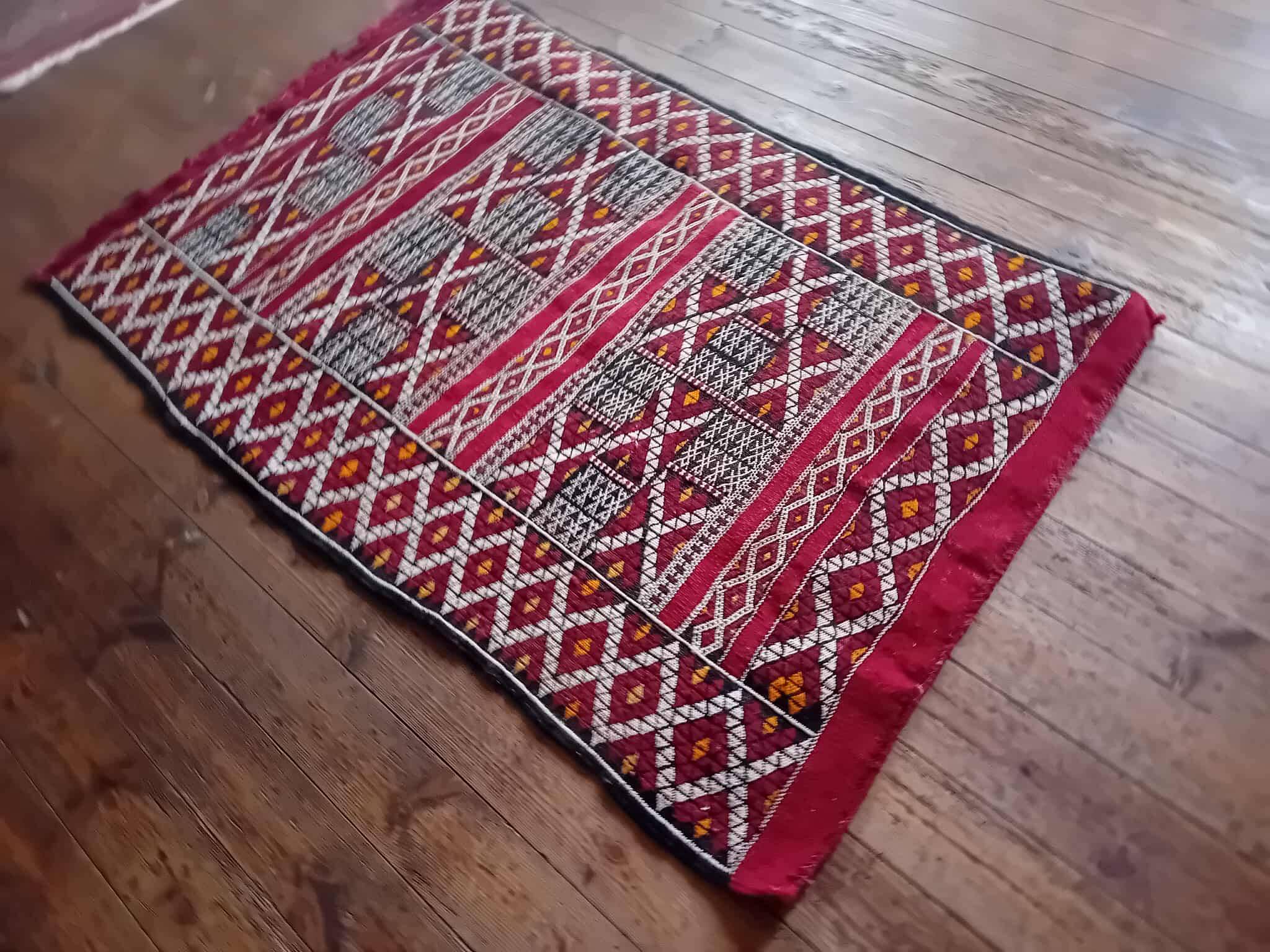 Handmade Berber Kilim Zemmour 160x100cm