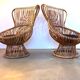 Paire de fauteuils Margherita design Franco Albini éditées par Bonacina