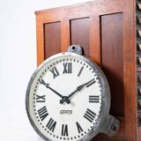 Industrial cast iron gents of leicester clock