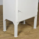 Vintage Iron And Glass Medical Cabinet, 1970s