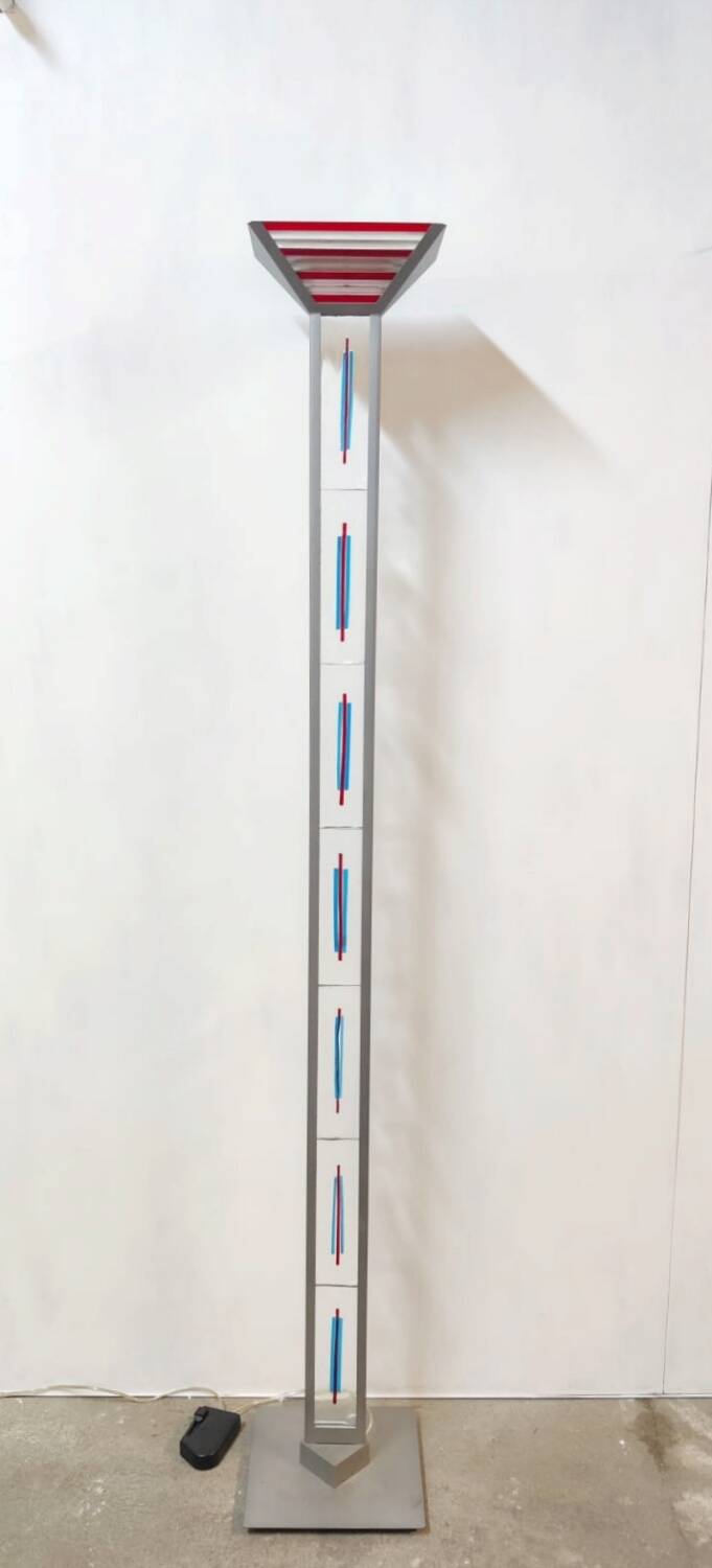 Murano glass floor lamp by de Majo