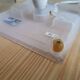 Lampe cube en verre vintage Iviken par Ikea