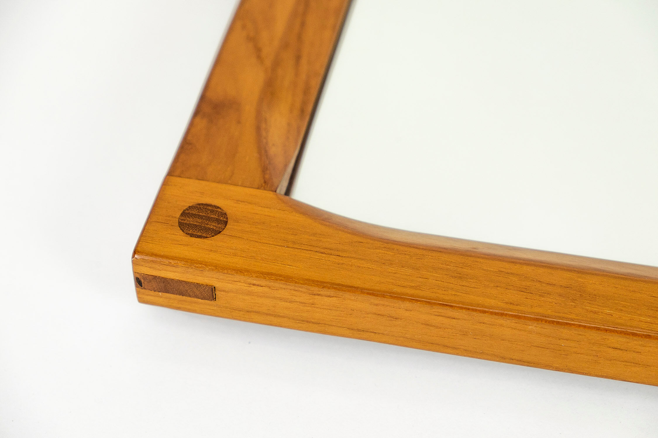 Model No. 165 Teak Mirror by Kai Kristiansen for Aksel Kjersgaard, 1960s