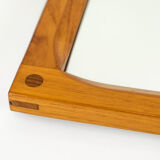 Model No. 165 Teak Mirror by Kai Kristiansen for Aksel Kjersgaard, 1960s