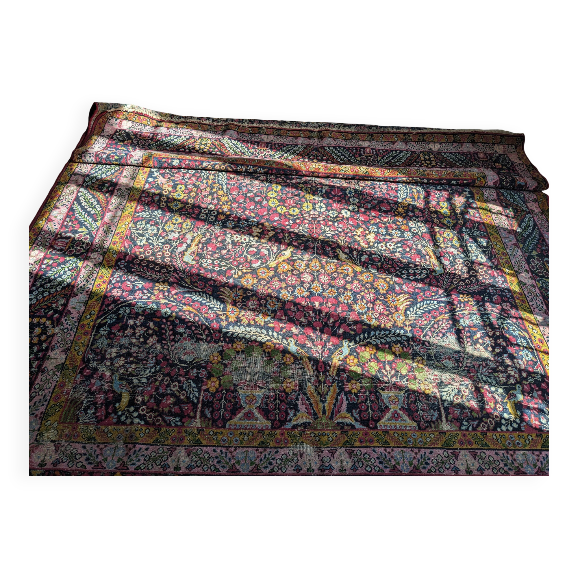 Tabriz carpet, north-west of Iran around 1970.