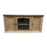 Solid oak TV cabinet