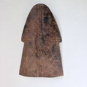 "Glagwa" shield embossed metal Cameroon 20th century