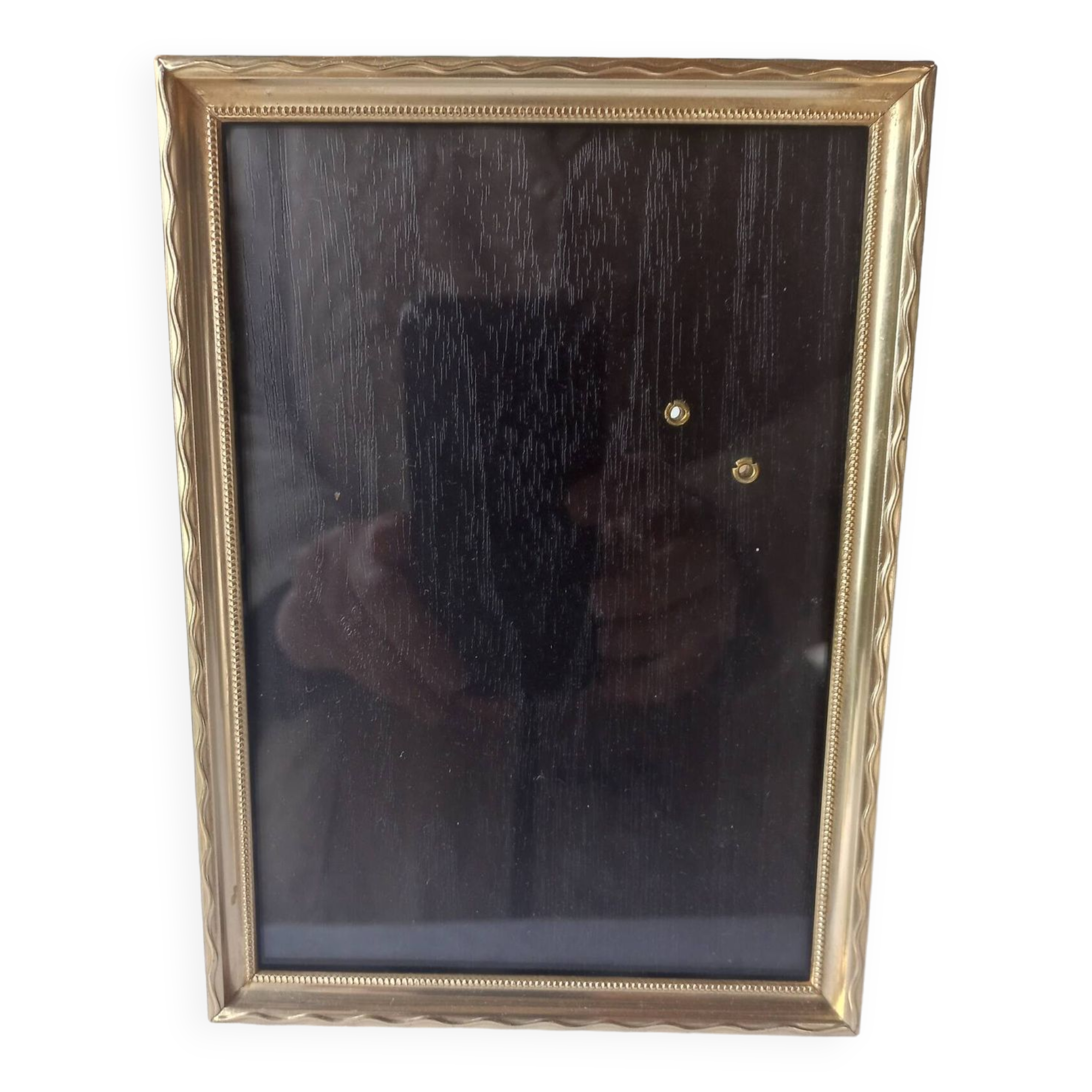 Gold metal photo frame