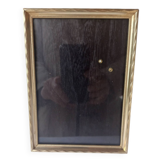 Gold metal photo frame