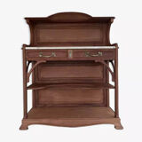 Console art nouveau en acajou massif