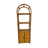 Rattan shelf 2 doors