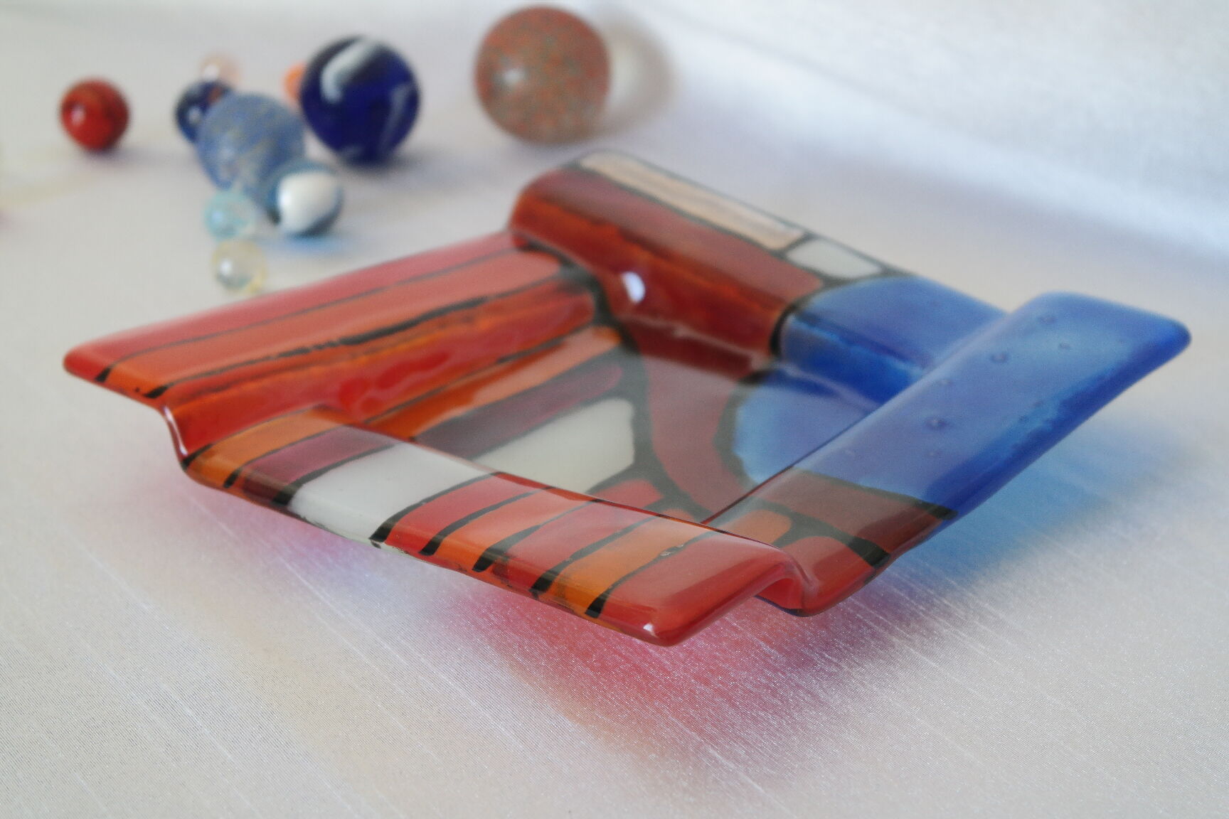 Empty murano glass pocket