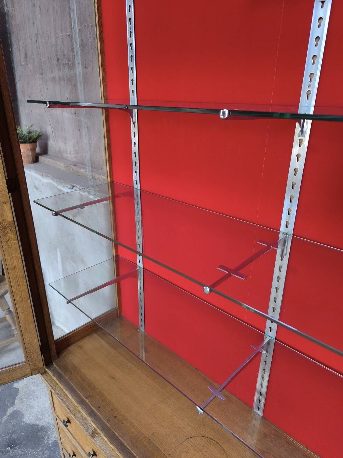 1950s trade furniture display case
