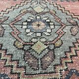 Vintage turkish pastel rug 99 x 52cm