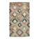6x10 Light Blue & Green Goemetric Kilim Rug, Handmade Wool Bedroom Carpet