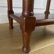 Nightstand, vintage side table with a drawer and a low shelf in solid wood