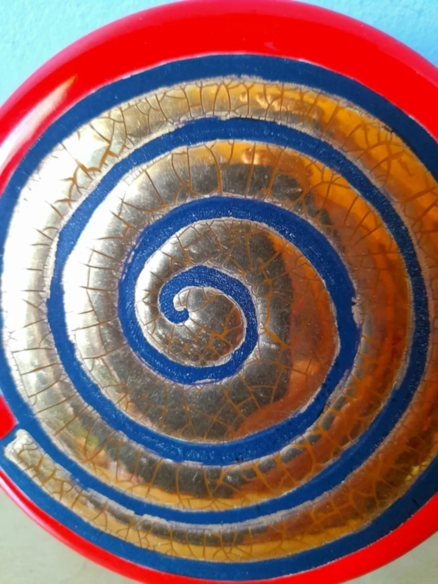 Ceramic sugar bowl Émaux de Longwy