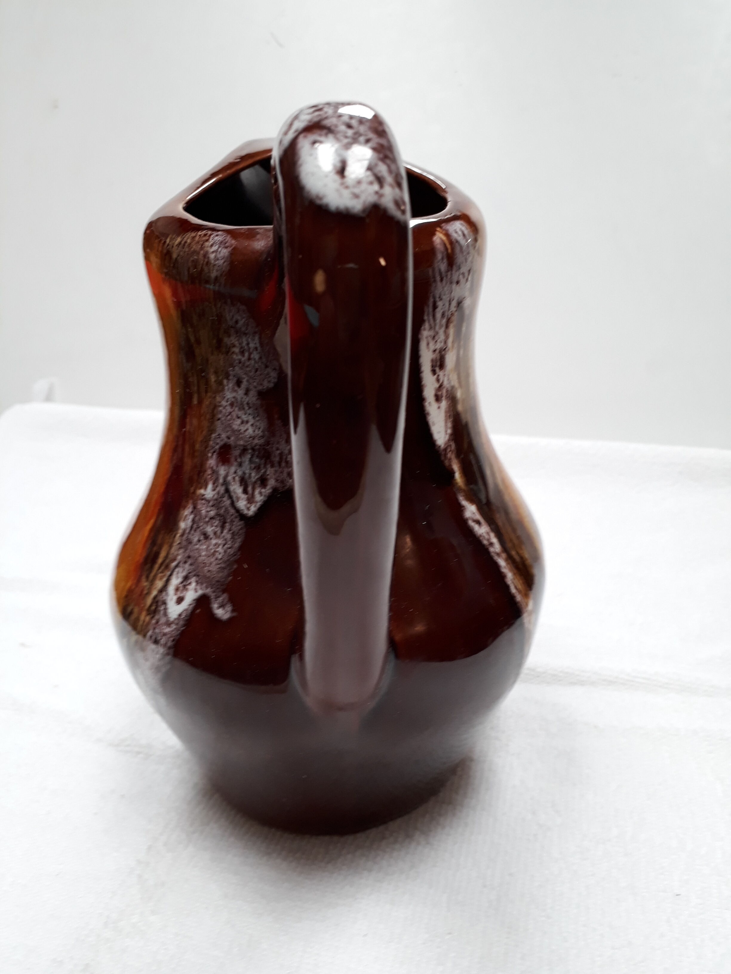 Pitcher vintage 1960 70 s glaze