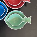 Appetizer set with 6 fish bowls
