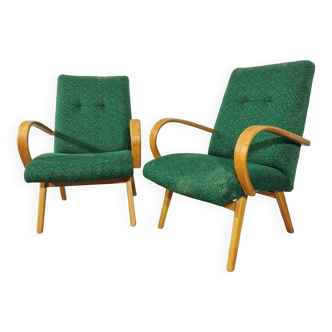 Vintage Armchairs by Jaroslav Smidek, 1960s, Set of 2