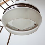 Suspension opaline verre pendentif lumière