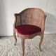 Fauteuil de Bureau Louis XV canné XIXeme