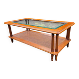 Table basse en merisier
