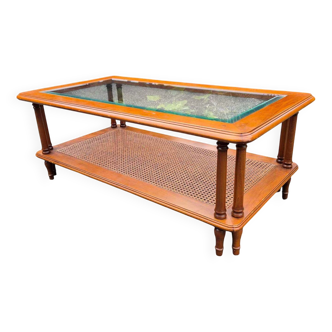 Cherry wood coffee table