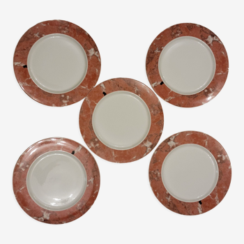 5 flat plates Villeroy and Boch Siena Sienna