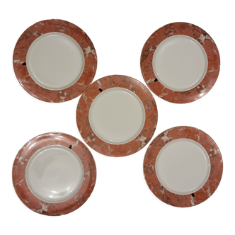 5 flat plates Villeroy and Boch Siena Sienna