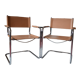 Duo of tubular chairs
