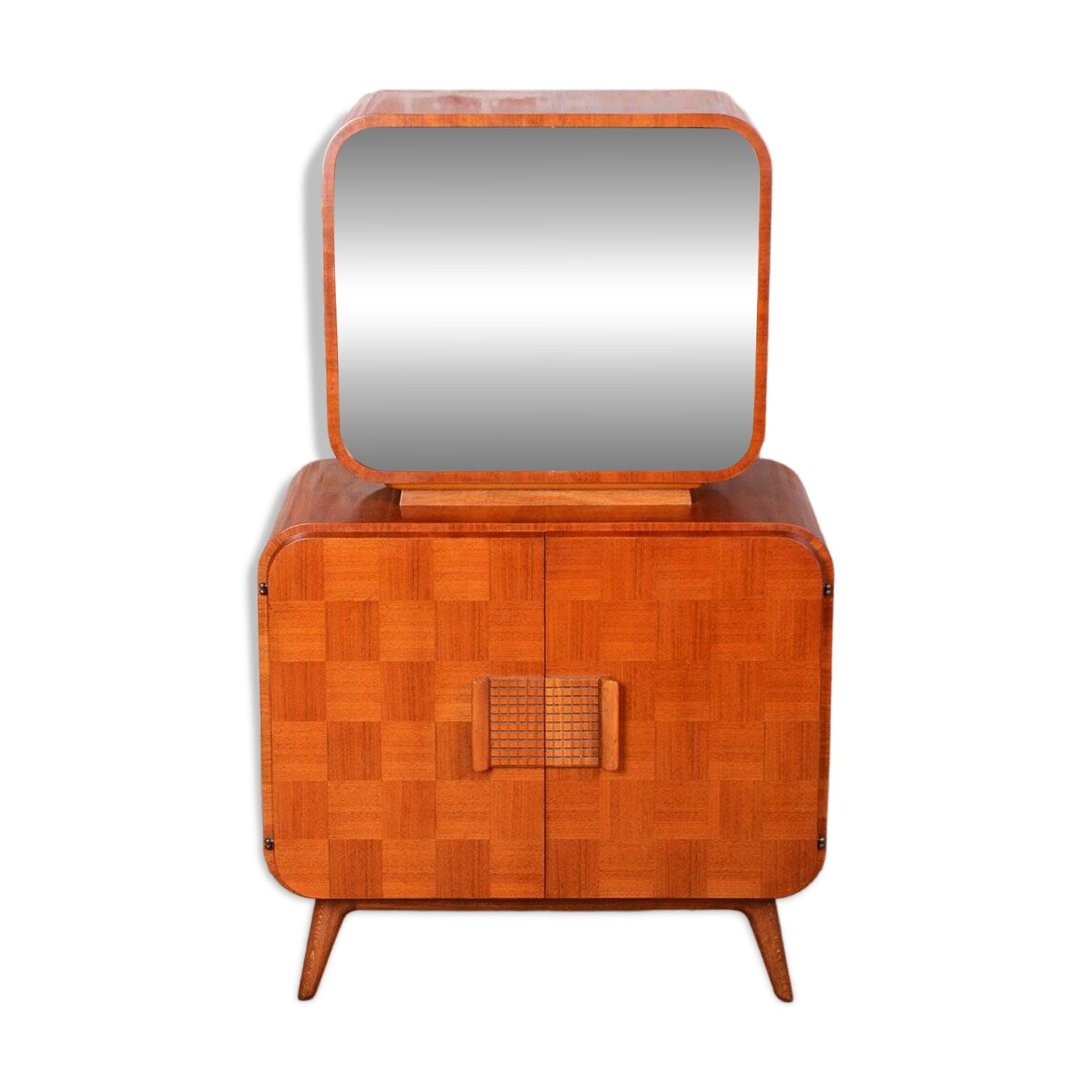 Czech Art Deco Sideboard in Walnut attributed to J. Halabala for Up Zavody, 1940s