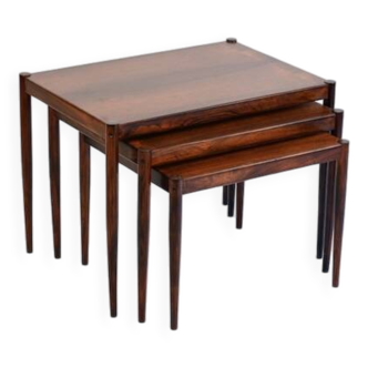 Tables gigognes en palissandre