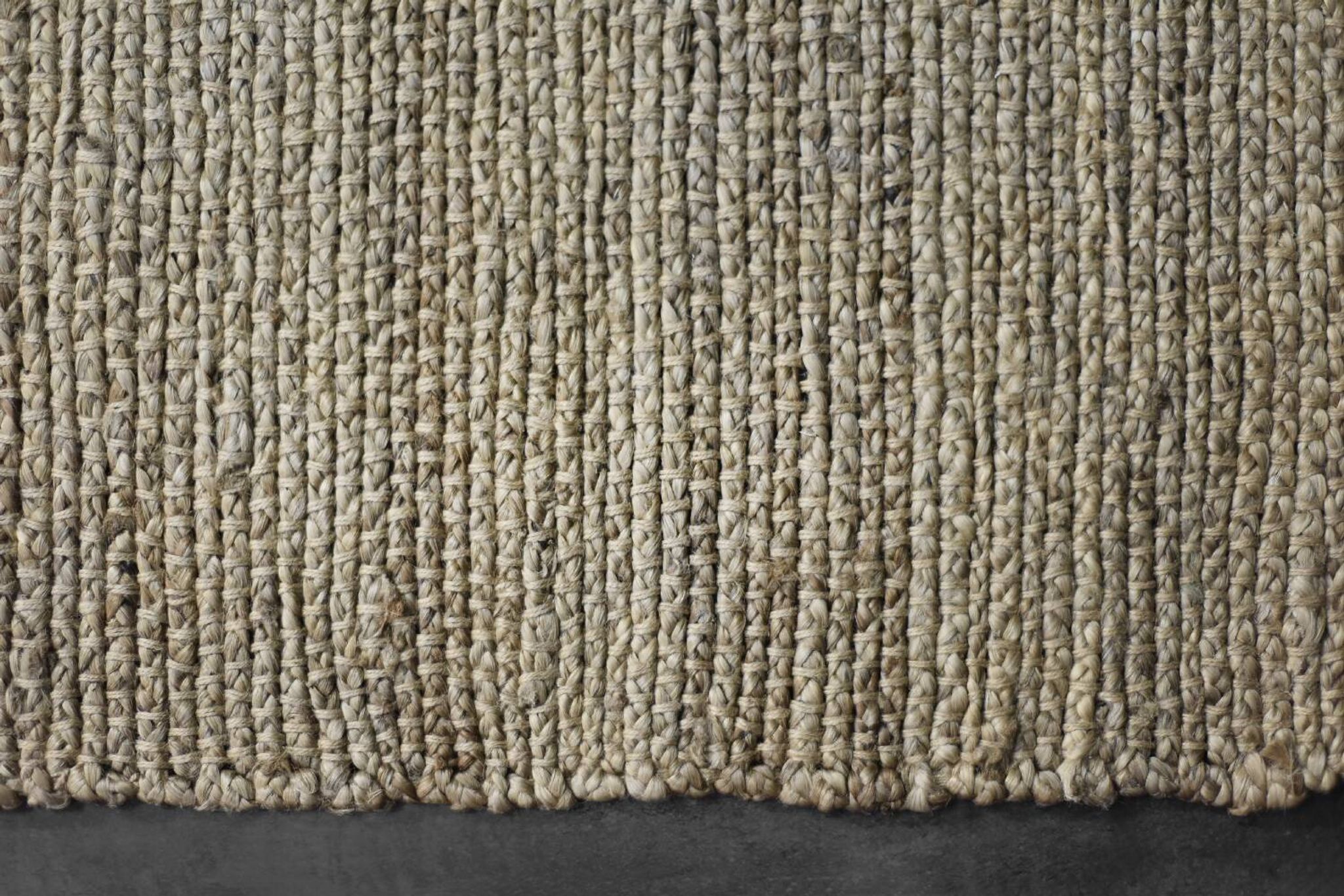 Tapis indien en jute tissé à plat, années 1970
