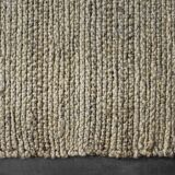 Flat-woven jute Indian rug, 1970s