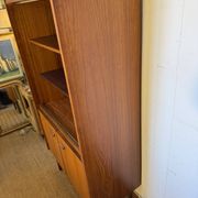 Vintage Scandinavian style sideboard in teak veneer and teak.