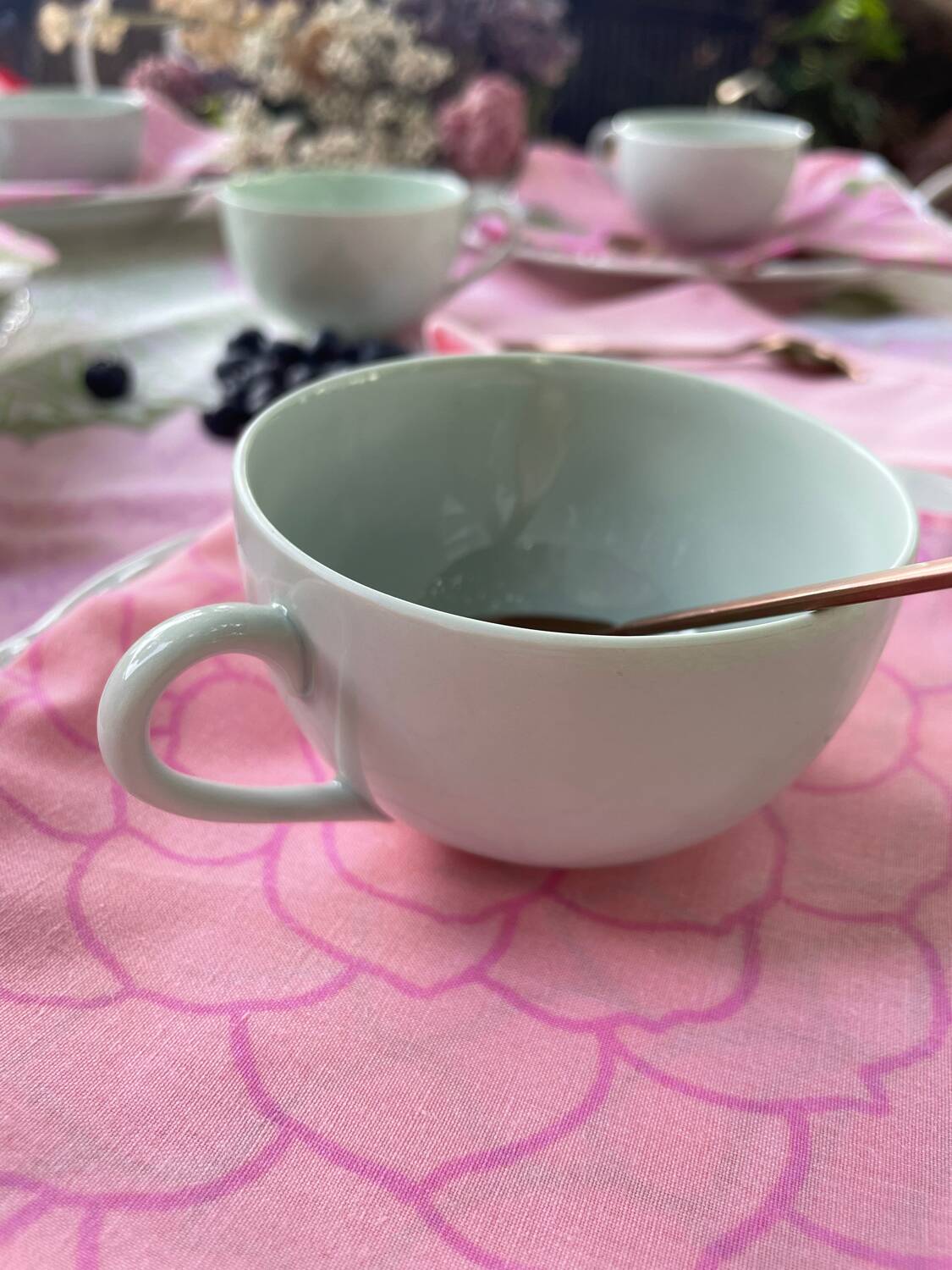 Cups Limoges porcelain