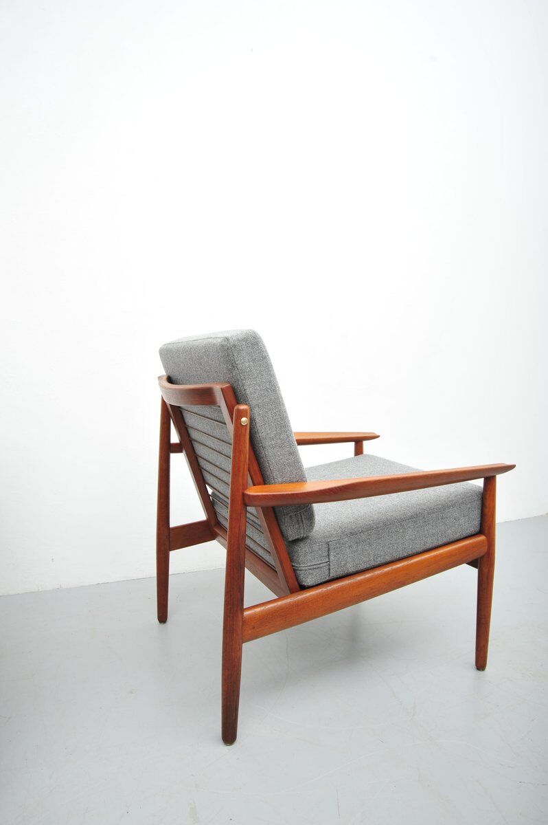 Vintage teak armchairs by Glostrup, 1950s