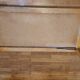 Jacques Blin coffee table in glazed ceramic, oak wood French Riviera 1960 Vintage