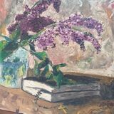 Lilac painting signed