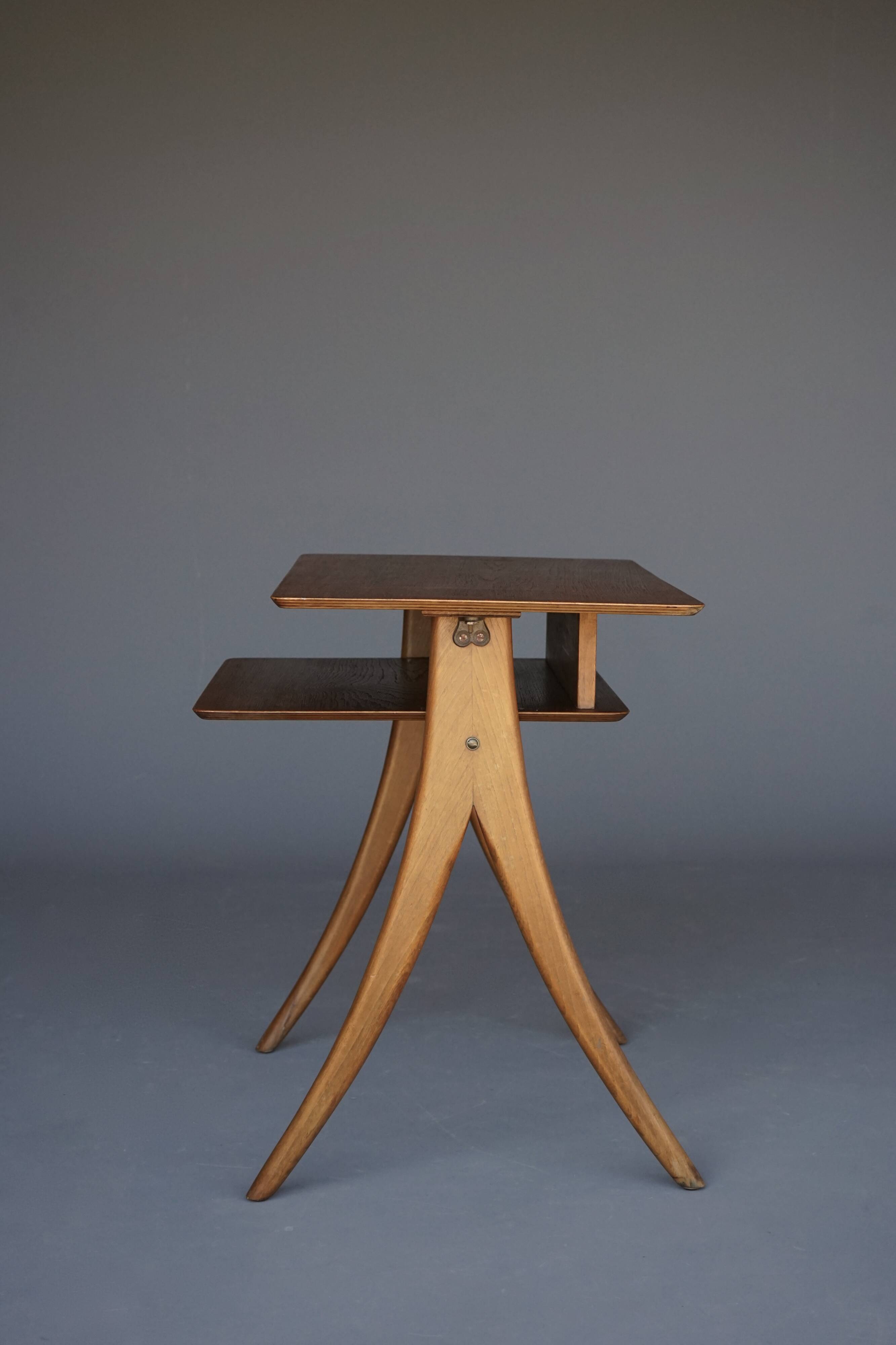 Table d'appoint en teck italien, années 1960