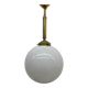 Antique Philips opaline glass hanging lamp, 1950’s