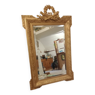 Miroir fronton Napoléon III