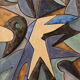 Belgian ceramic wall panel — late 1970s