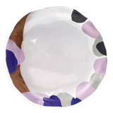 Large Earthenware Vide-Poche / Decorative Plate by Pino Castagna, Italy