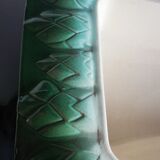 Earthenware terrine-shaped asparagus dish